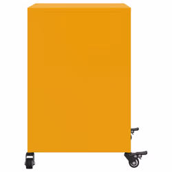 VidaXL 846722 Table de nuit et table de chevet Jaune - Vue supplémentaire 7