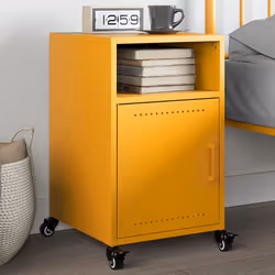 VidaXL 846723 Table de nuit et table de chevet Jaune