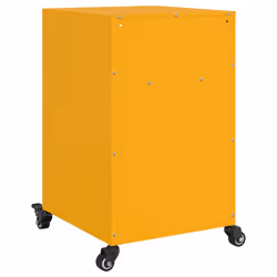 VidaXL 846723 Table de nuit et table de chevet Jaune - Vue supplémentaire 8
