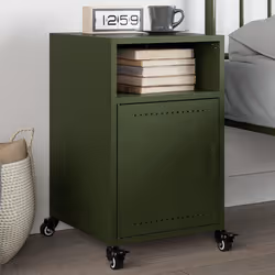 VidaXL 846724 Table de nuit et table de chevet Olive