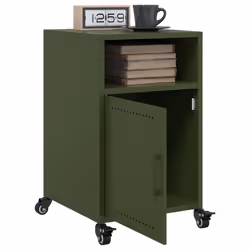 VidaXL 846724 Table de nuit et table de chevet Olive - Vue supplémentaire 4