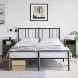 VidaXL 846725 Table de nuit et table de chevet Olive