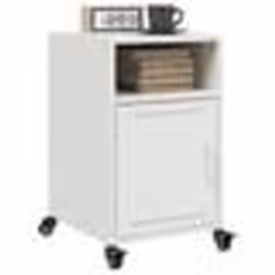 vidaXL Tables de chevet 2 pcs blanc 36x39x59 cm acier