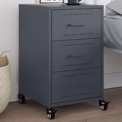 VidaXL 846730 Table de nuit et table de chevet Anthracite