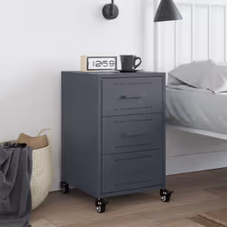 VidaXL 846730 Table de nuit et table de chevet Anthracite