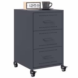 VidaXL 846730 Table de nuit et table de chevet Anthracite - Vue supplémentaire 4