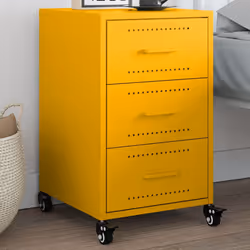 VidaXL 846731 Table de nuit et table de chevet Jaune
