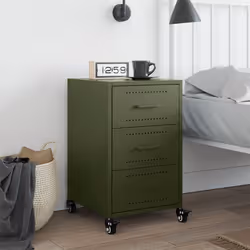 VidaXL 846732 Table de nuit et table de chevet Olive