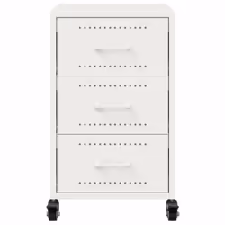 VidaXL 846733 Table de nuit et table de chevet Blanc - Vue supplémentaire 6