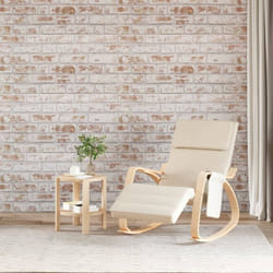 Vidaxl - Panneaux muraux 3D 10 pcs rouge et blanc 100x50 cm eps