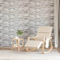 vidaXL Panneaux muraux 3D 14 pcs gris clair 100x25 cm EPS