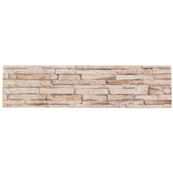 Panneaux muraux 3D 14 pcs marron 100x25 cm EPS vidaXL