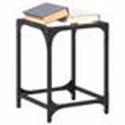 vidaXL Tables basses avec dessus en verre transparent 2 pcs acier