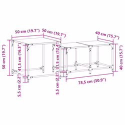 VidaXL 845985 Table à café, latérale et de salon - Vue supplémentaire 8