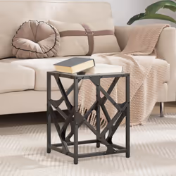 Ajoutez une touche d'élégance à votre salon avec cette élégante table basse ! Dessus en verre : le dessus de la table d'appoi ...