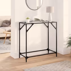 Alliant fonctionnalité et beauté, cette table console sera le point central de votre pièce. Dessus de table en verre : le des ...