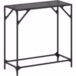 Alliant fonctionnalité et beauté, cette table console sera le point central de votre pièce. Dessus de table en verre : le des ...