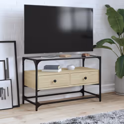 VidaXL 846060 Support TV et centre de divertissement