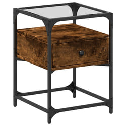 VidaXL 846079 Table de nuit et table de chevet Chêne