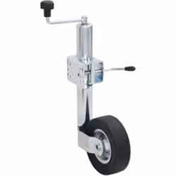 Utilisez cette roue de cric de remorque de 60 mm avec une pince fendue pour stabiliser votre remorque ou pour aider à abaisse ...