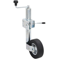 Vidaxl - Roue cric de remorque avec pince fendue 60 mm acier galvanisé