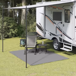 Le tapis de tente peut être utilisé à l'intérieur comme à l'extérieur pour créer une surface confortable, propre et sûre pour ...