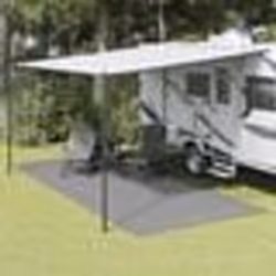 vidaXL Tapis de tente anthracite 5,5x2,5 m