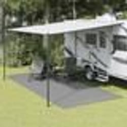 vidaXL Tapis de tente anthracite 5,5x2,5 m