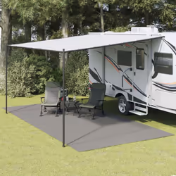 Le tapis de tente peut être utilisé à l'intérieur comme à l'extérieur pour créer une surface confortable, propre et sûre pour ...