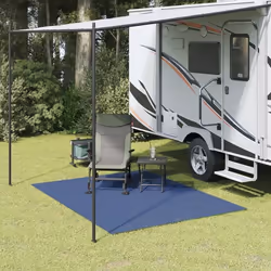 vidaXL Tapis de tente bleu 2,5x2 m