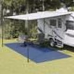 vidaXL Tapis de tente bleu 5,5x2,5 m
