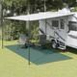 vidaXL Tapis de tente vert 5,5x2,5 m