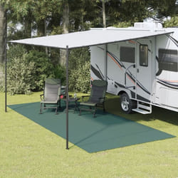 vidaXL Tapis de tente vert 6x2,5 m