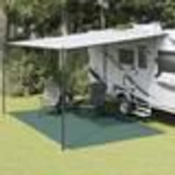 vidaXL Tapis de tente vert 5x3 m tapis de camping tapis de camping pour lextérieur sous-couche de tapis tapis de sol de
