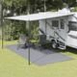 vidaXL Tapis de tente gris clair 5,5x2,5 m