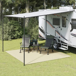 vidaXL Tapis de tente crème 4x3 m