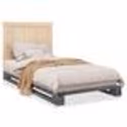 vidaXL Cadre de lit sans matelas gris 100x200 cm bois massif de pin - 100 x 200 cm