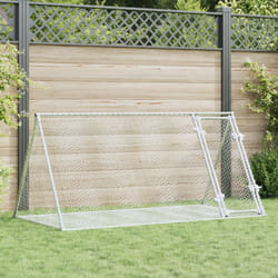 Vidaxl - Clapier argenté 200x105x91 cm acier galvanisé