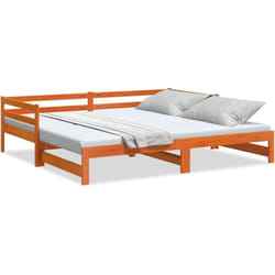 Vidaxl - Lit de jour et lit gigogne sans matelas 90x190 cm bois massif
