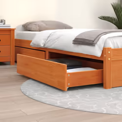 Maximisez l'espace de rangement dans votre chambre à coucher avec ces tiroirs de lit en bois ! Matériau de première qualité : ...