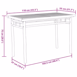 VidaXL 368031 table de jardin - Vue supplémentaire 8