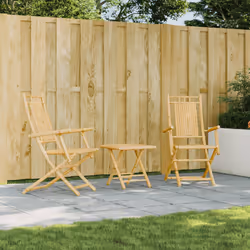 VidaXL 368038 chaise d'extérieur Terrace Bambou