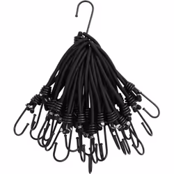 Ce cordon élastique avec crochet est facile à mettre en place et à retirer, et constitue un choix idéal pour fixer et organis ...