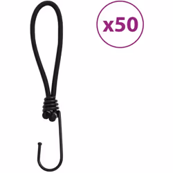 Ce cordon élastique avec crochet est facile à mettre en place et à retirer, et constitue un choix idéal pour fixer et organis ...
