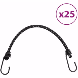 Ce cordon élastique avec crochets est facile à mettre en place et à retirer, et constitue un choix idéal pour fixer et organi ...