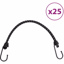 Ce cordon élastique avec crochets est facile à mettre en place et à retirer, et constitue un choix idéal pour fixer et organi ...
