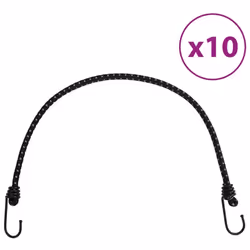 Ce cordon élastique avec crochets est facile à mettre en place et à retirer, et constitue un choix idéal pour fixer et organi ...