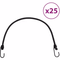 Ce cordon élastique avec crochets est facile à mettre en place et à retirer, et constitue un choix idéal pour fixer et organi ...