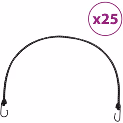 Ce cordon élastique avec crochets est facile à mettre en place et à retirer, et constitue un choix idéal pour fixer et organi ...