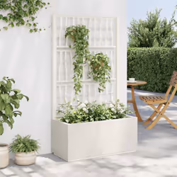 Description générale Cette jardinière avec treillis est un excellent choix pour les plantes grimpantes dans votre jardin, sur ...